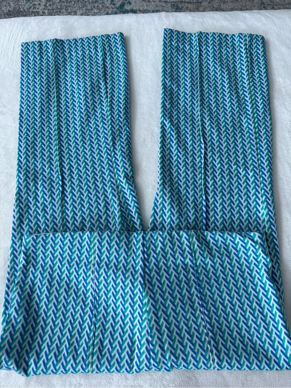Margot Kick-Flare Crop Pants by Maeve Blue Green Size Large